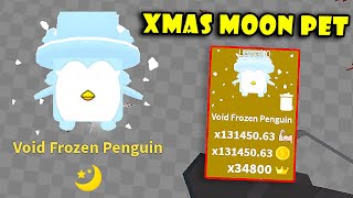 I Got New VOID + Shiny Moon Pets in Xmas Update Saber Simulator! [Roblox]
