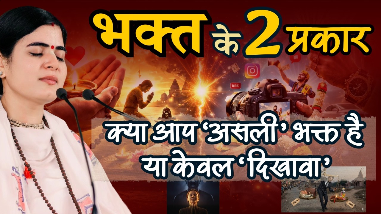 भक्ति के 2 प्रकार! क्या आप असली भक्त हैं या केवल दिखाव? @Chitralekhaji