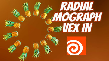 Radial Mograph Animations in Houdini with VEX!!