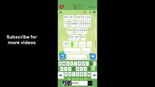 Cryptogram Saint Patricks day Chapter 1 Level 4 | Cryptogram Saint Patricks day Event Answers