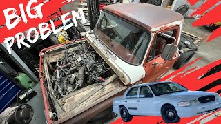 1966 Ford f100 Crown Vic frame swap | Bog problems arise how to get past it? | Episode 1 by boosted Z 9,269 views 1 year ago 19 minutes