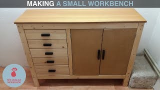 Making A Small Workbench // Woodworking // My Cellar Workshop