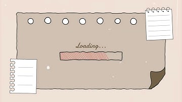 Aesthetic loading screen intro animation