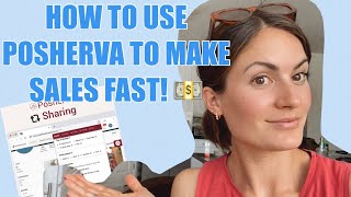 HOW TO MAKE SALES FAST ON POSHMARK USING POSHERVA VIRTUAL ASSISTANT TO RESELL 2023