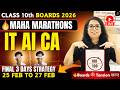 🔥MAHA MARATHON LIVE |🚀Class 10th  IT, AI, CA|🎯 Final 3 Days Strategy + 100/100 Plan🔥Barkha Mam