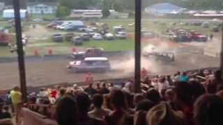 Demolition Derby, Rutland, VT 7/4/13 - Bigger Cars