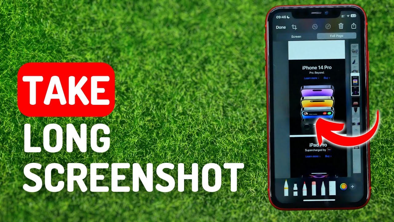 How to Take Long Screenshot on iPhone Full Guide YouTube