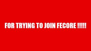 FECore threatens George Hnatiuk with legal action FOR TRYING TO JOIN FECORE !!