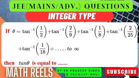 INVERSE TRIGONOMETRIC FUNCTION(JEE/XI/XII)//SOLUTION BY Er. PRADEEP SINHA(IIT-BHU)
