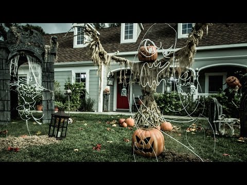 How–to Make Spooky Glowing Ghost Decorations