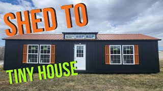 I Found the PERFECT Shed for a Tiny House… You Won’t Believe the Inside!