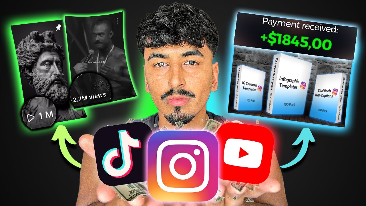 Make $1845 Selling Digital Products on Your Theme Page!
