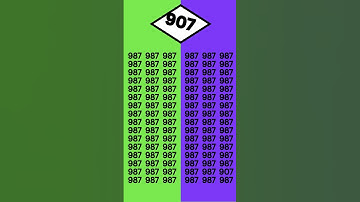 Can u find 907?❤❤ #short #shortsfeed #trending