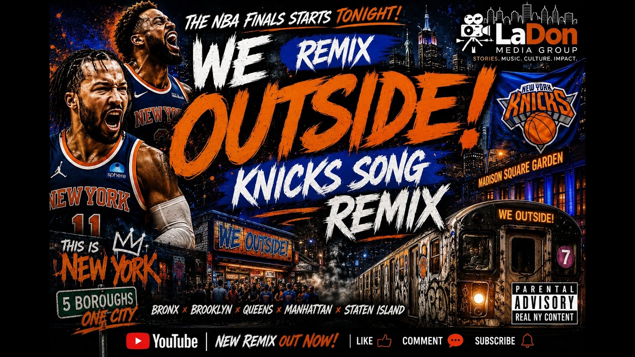 Watch WE OUTSIDE! 🗽🏀 (REMIX) | Knicks Song Remix | New York Knicks Anthem 2026 on YouTube Watch WE OUTSIDE! 🗽🏀 (REMIX) | Knicks Song Remix | New York Knicks Anthem 2026 on YouTube