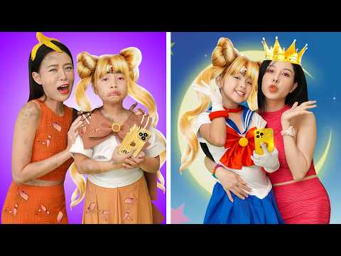 Rich Princess vs Poor Princess - Funny Sailor Moon