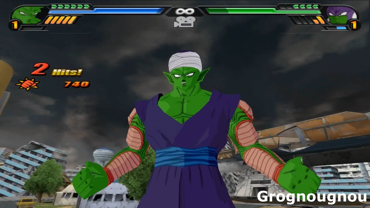 Piccolo becomes a Super Namekian VS Lord Slug in the game Dragon Ball Z Bud...
