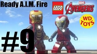 LEGO MARVEL'S AVENGERS - Level 9 - Ready A.I.M. Fire! Game, Gameplay, Walkthrough By WD Toys