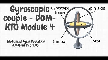 Gyroscopic Couple |DOM|KTU Module 4 - Part 1