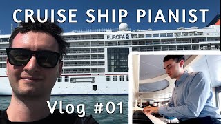 I got hired as a CRUISE SHIP PIANIST 🎹🚢 - VLOG #01