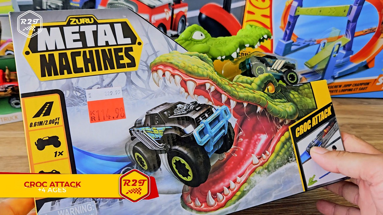 ZURU 6718 Metal Machines Croc Attack Playset Unboxing and review