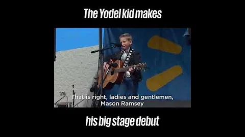 Yodeling Walmart boy make his big stage debut whit subtitles