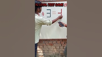 make a right question remove 1 stick ||mind game||IQ TEST||#iqtest #viral #shorts #maths