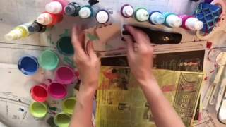 Paste Paper with a Twist