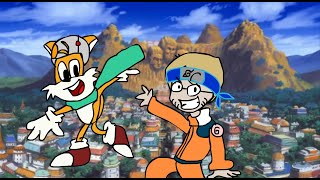 Tails and Jeremy (Code Lyoko) as Naruto and Konohamaru (Lost inTranslation)