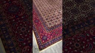10 x 12'7" Fine Persian Mashad Rug | Ivory Mahi All Over | Kork Wool | 400 KPSI