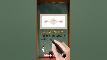 What is Algorithm? | Simple Math Definition in 30 Seconds | MATHalino123