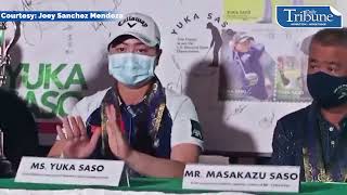 Special stamps for Yuka Saso