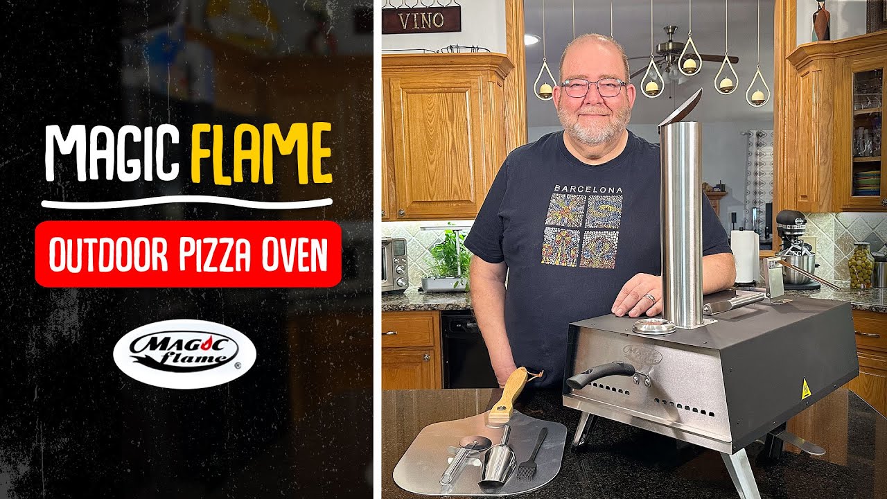 UNBOXING THE MAGIC FLAME OUTDOOR PIZZA OVEN | PELLET FUELED | GREAT VALUE
