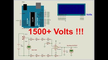 High Voltage DC Voltmeter with Arduino UNO and Op-Amp with Seven Segment display