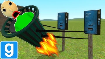 GMOD RAGDOLL LAUNCHER CHALLENGE! | Funny Garry