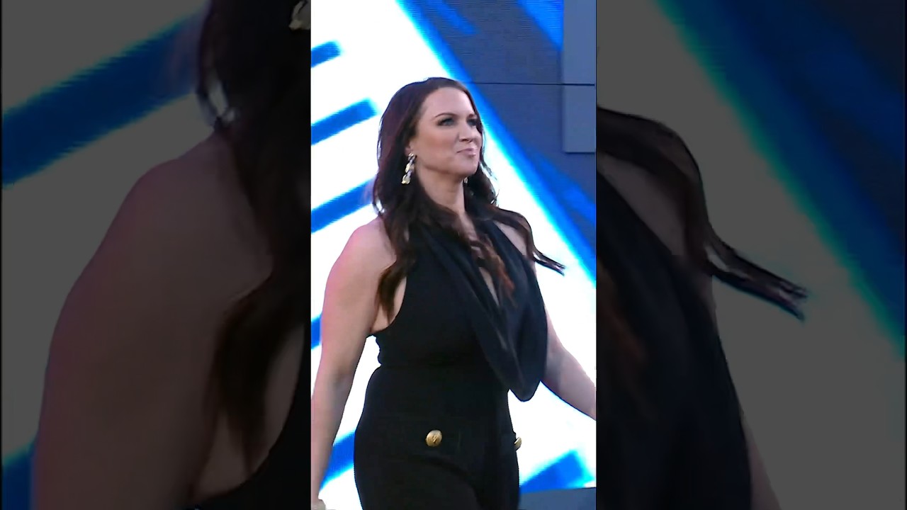 Stephanie McMahon is here at #WrestleMania XL!