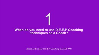 1  Why do you need DEEP Coaching as a Coach?
