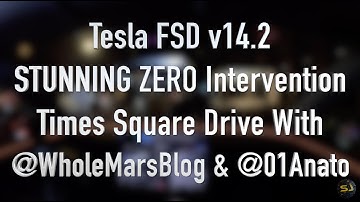 Tesla Full Self Driving v14.2 is BETTER than a HUMAN on this Manhattan Drive!