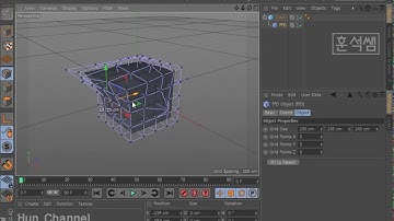 [시포디 강좌] 디포머-FFD의 설정방법: 시네마 4D(Cinema 4D Deformer FFD Setting Tutorial)