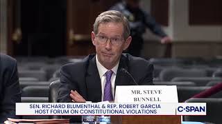 Steve Bunnell Closing Comments - Congressional Forum on ICE's Constitutional Violations