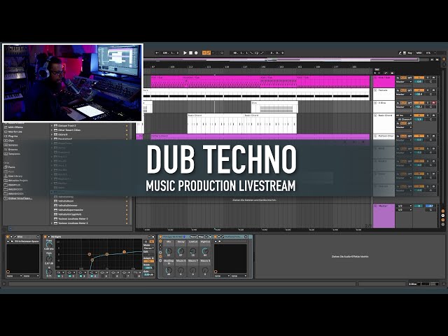 Dub Techno Music Production Livestream (with Luftrum Dub Diva) class=