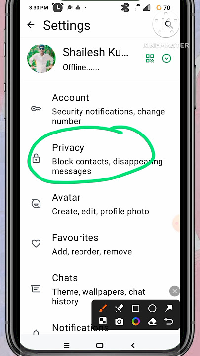 Hide double tick On WhatsApp
