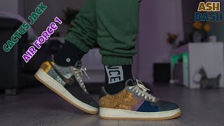 Review + On Feet | Travis Scott x Nike Air Force 1 'Cactus Jack' | Ash Bash