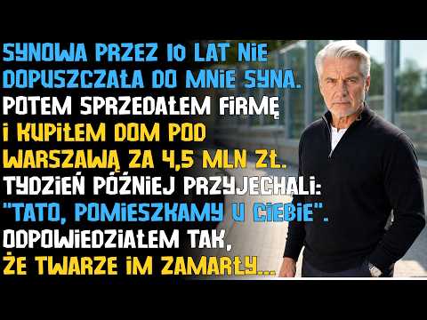 Dziesięć lat syn nie przyjeżdżał. Po zakupie domu w Konstancinie stanęli pod bramą z walizkami