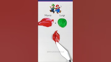Favorite Cartoon Character Color Mixing (Part-6)😍🎨 #satisfying #asmr #relaxing #colormixing #shorts