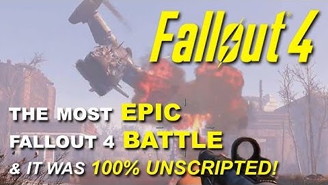 Fallout 4: One of the Most Epic Battles I