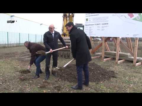 Spatenstich in Deuben bei der Regionalbus Leipzig GmbH