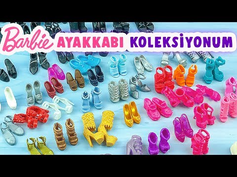 Barbie Ayakkabı Koleksiyonum | YENİ Hobi Odası Turu | Barbie Shoes Collection - NEW Hobby Room Tour