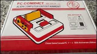 Unboxing of Famicom Compact Classic Game Console