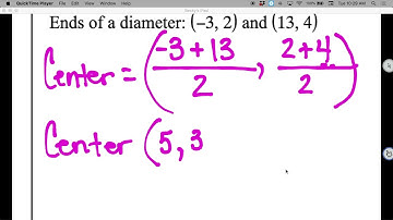 (G) 10-7 Writing equations for circles DAY #2 VIDEO