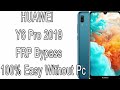 Huawei Y6 Pro 2019 FRP Bypass MRD-LX2 100% Easy Without Pc / Y6 Prime 2019 MRD-LX1F FRP Lock Remove